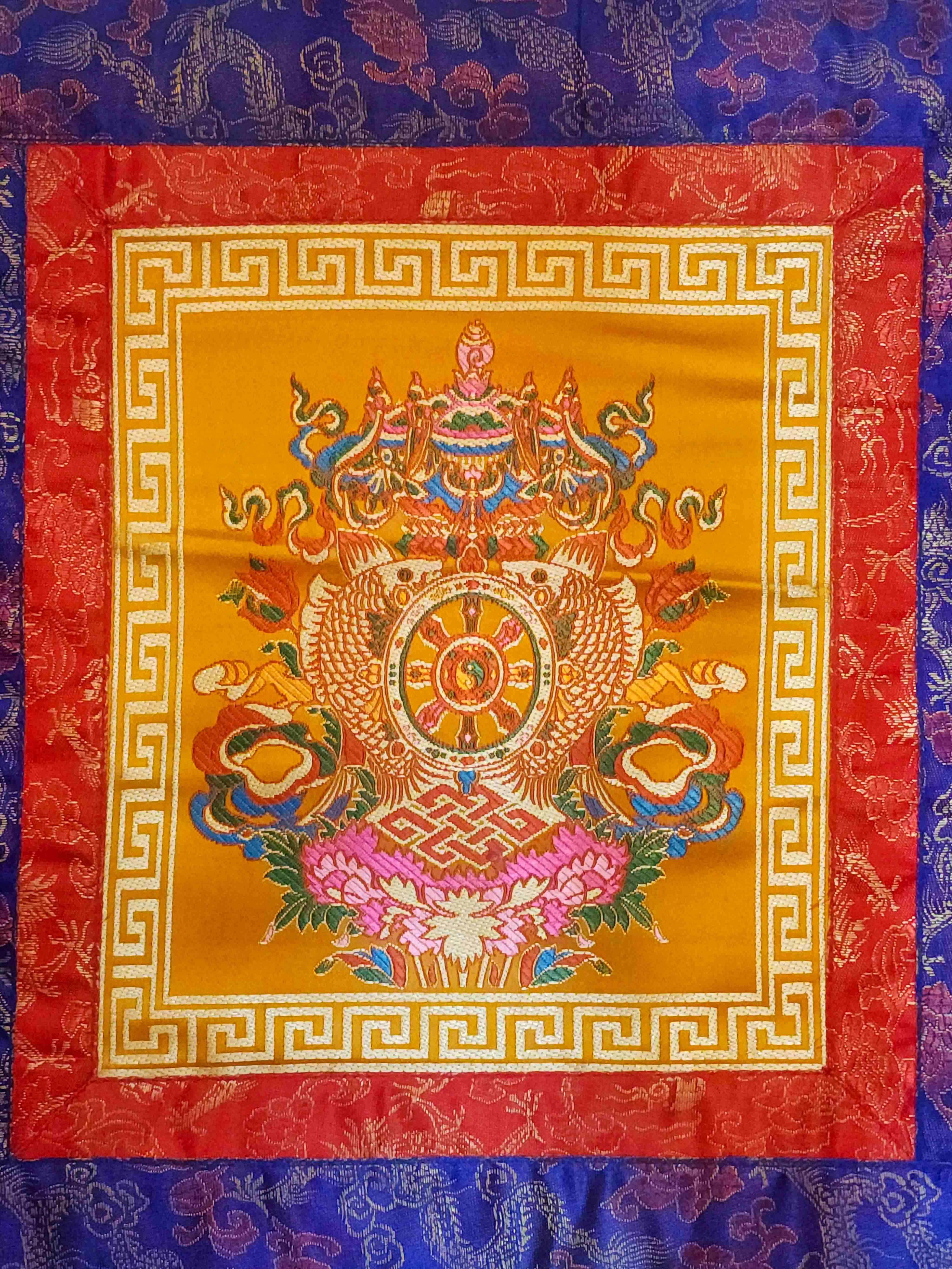 Tibetan Cochin Brocade Wall Hanging <span Style=