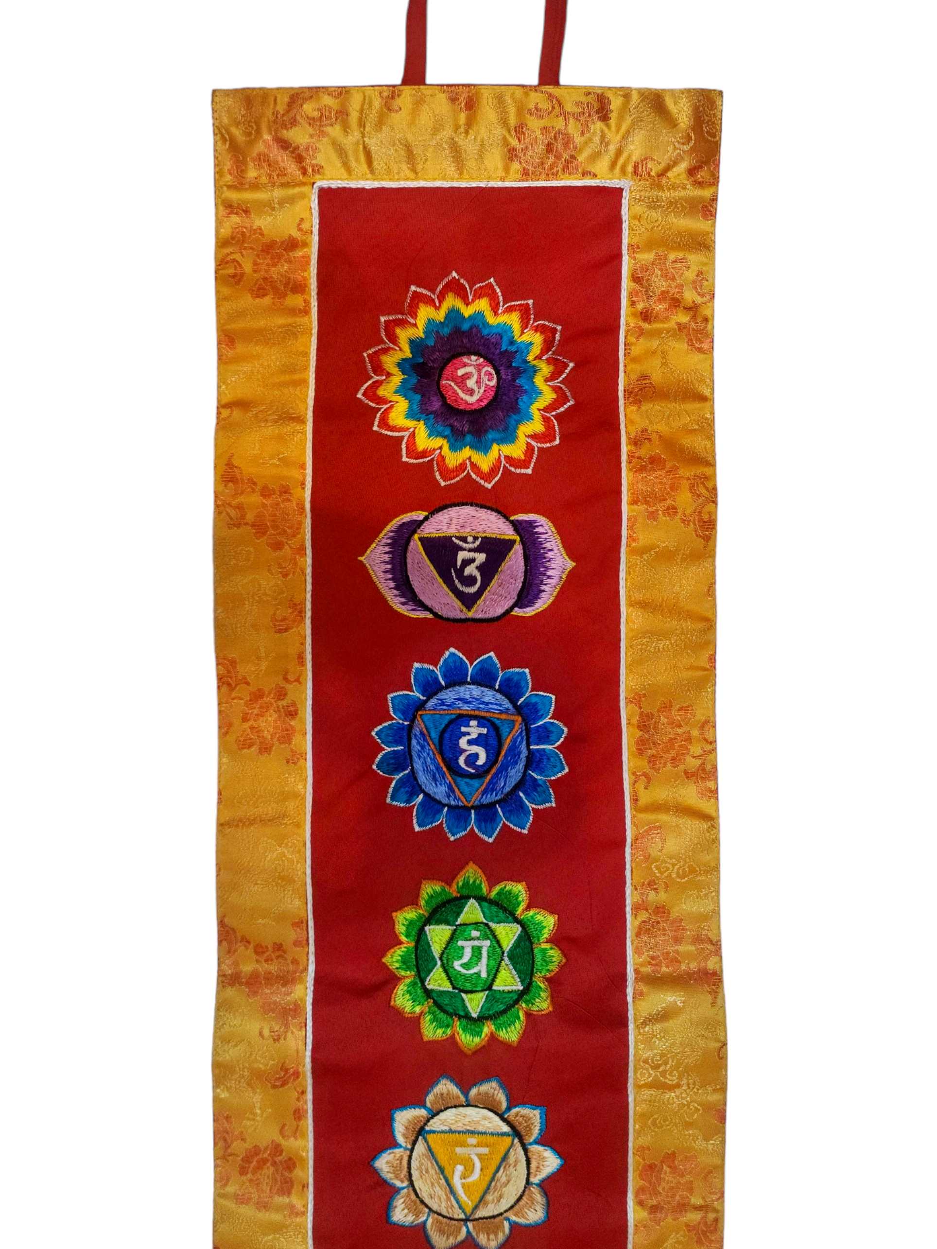 Tibetan Cochin Brocade Wall Hanging <span Style=