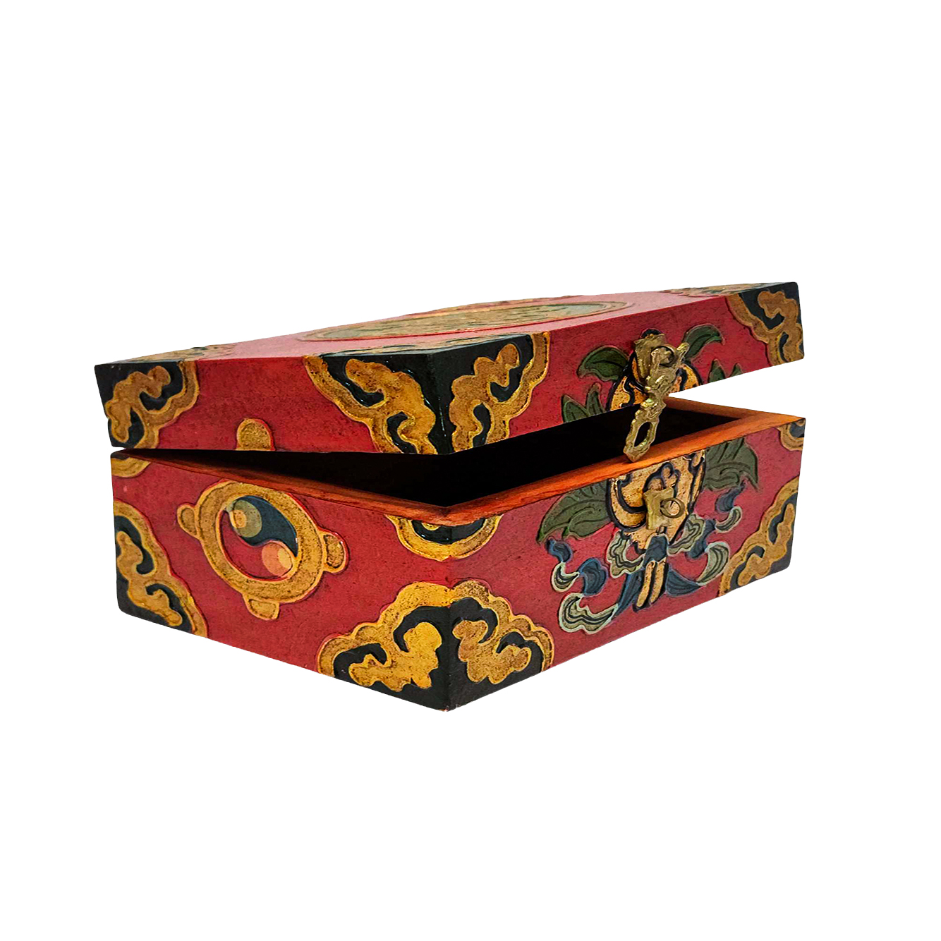 Tibetan Ritual Wooden <span Style=