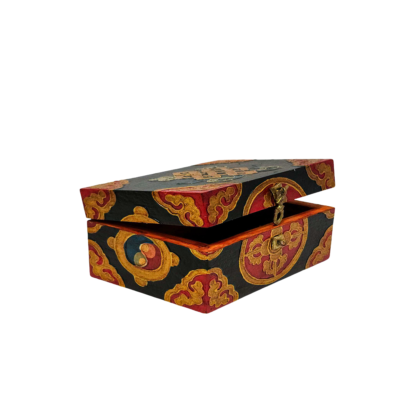 Tibetan Ritual Wooden <span Style=