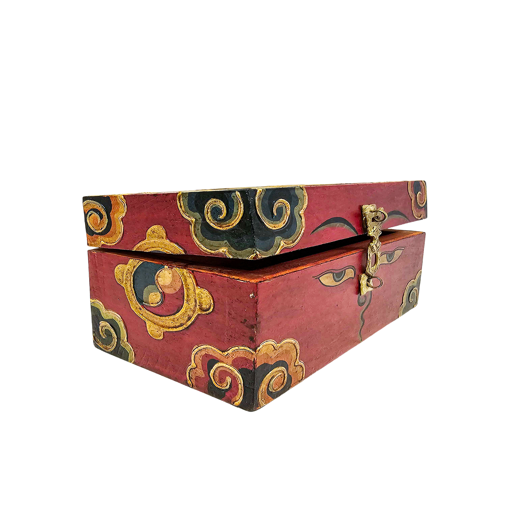 Tibetan Ritual Wooden <span Style=