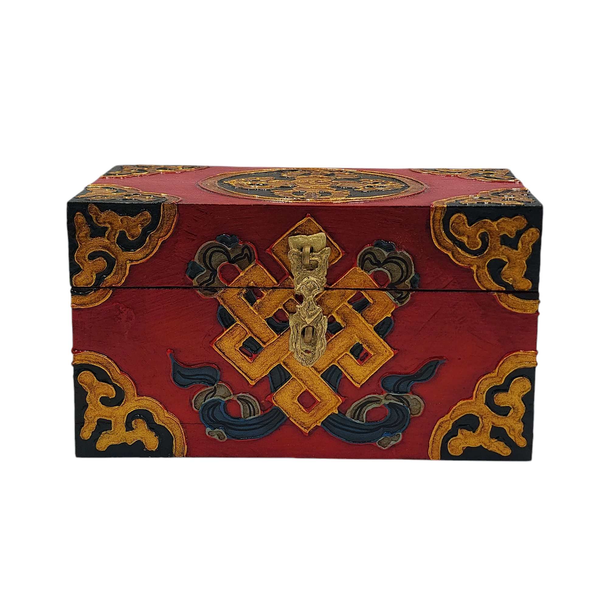 Tibetan Ritual Wooden <span Style=