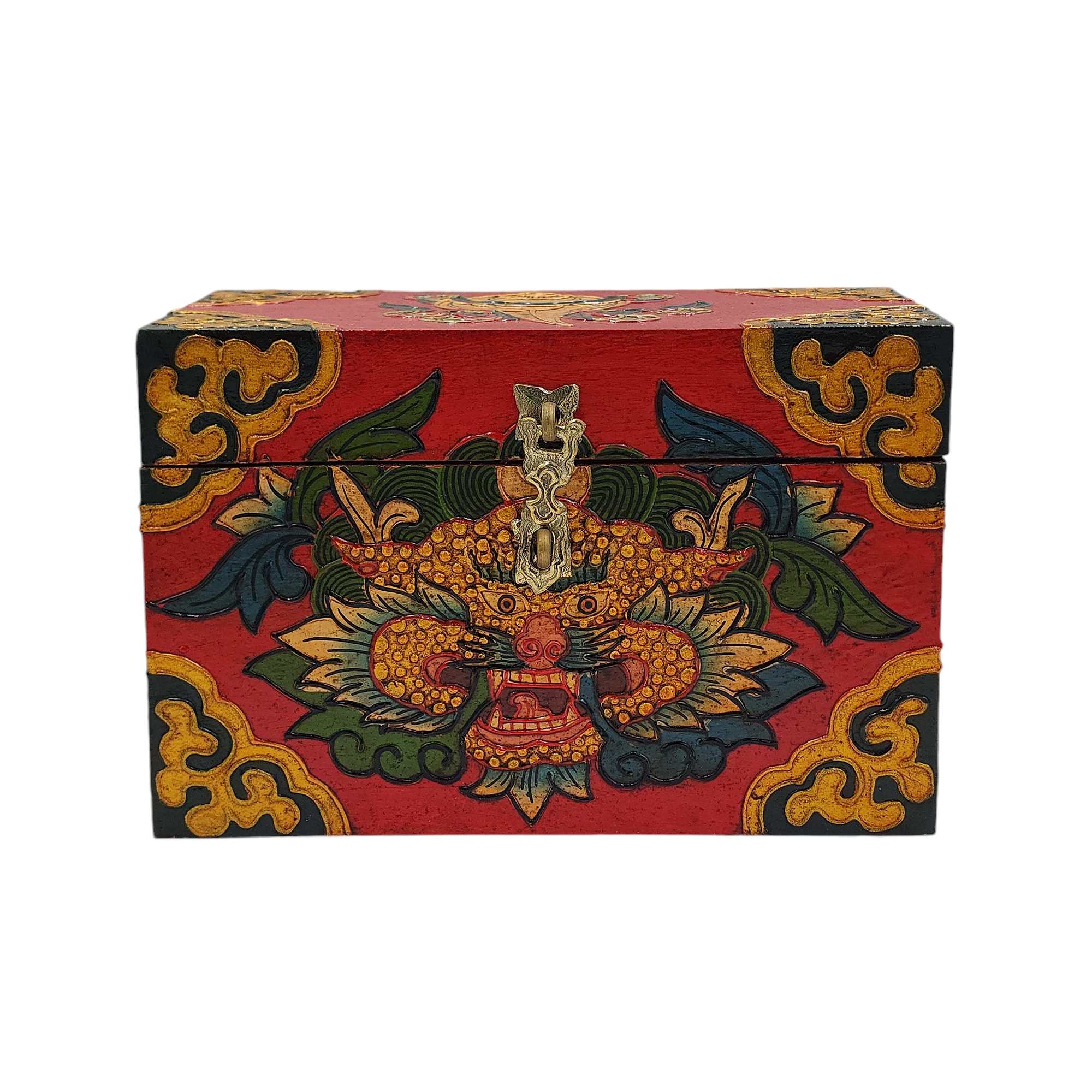 Tibetan Ritual Wooden <span Style=