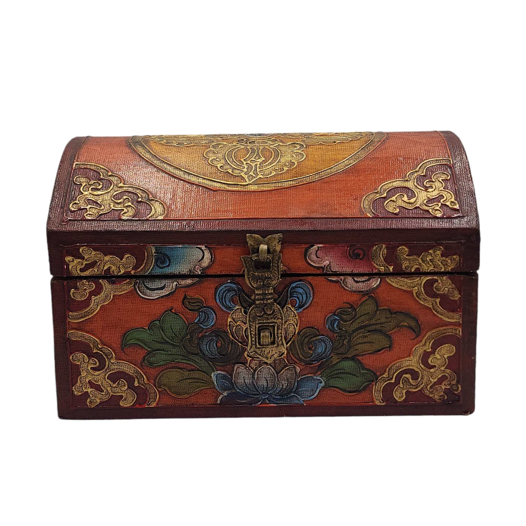 Tibetan Ritual Wooden <span Style=