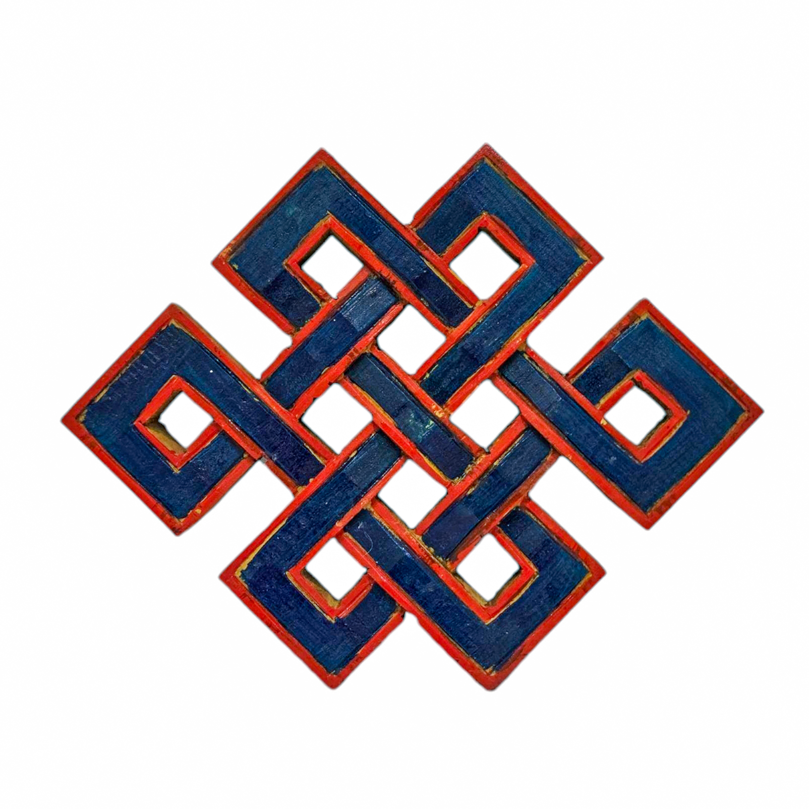 Wooden Endless Knot -painted <span Style=