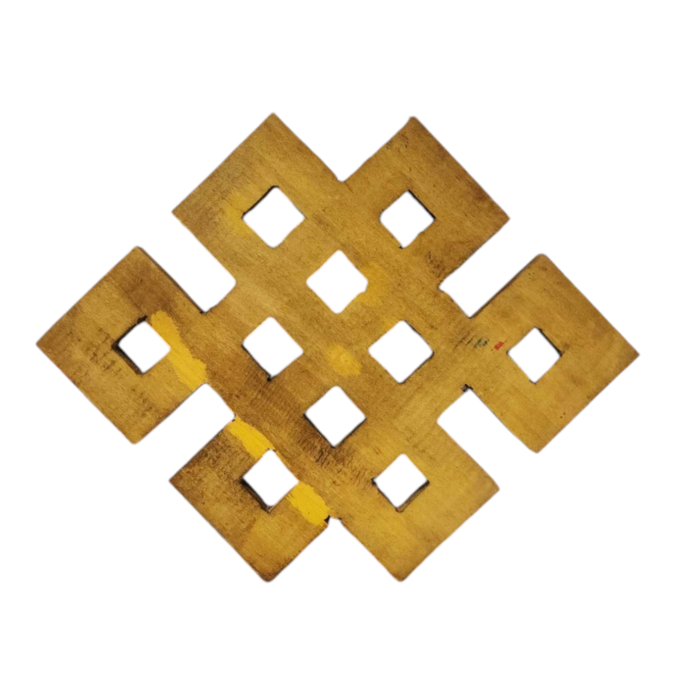 Wooden Endless Knot -painted <span Style=