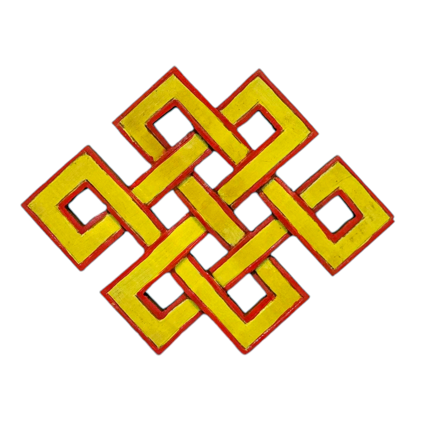 Wooden Endless Knot -painted <span Style=