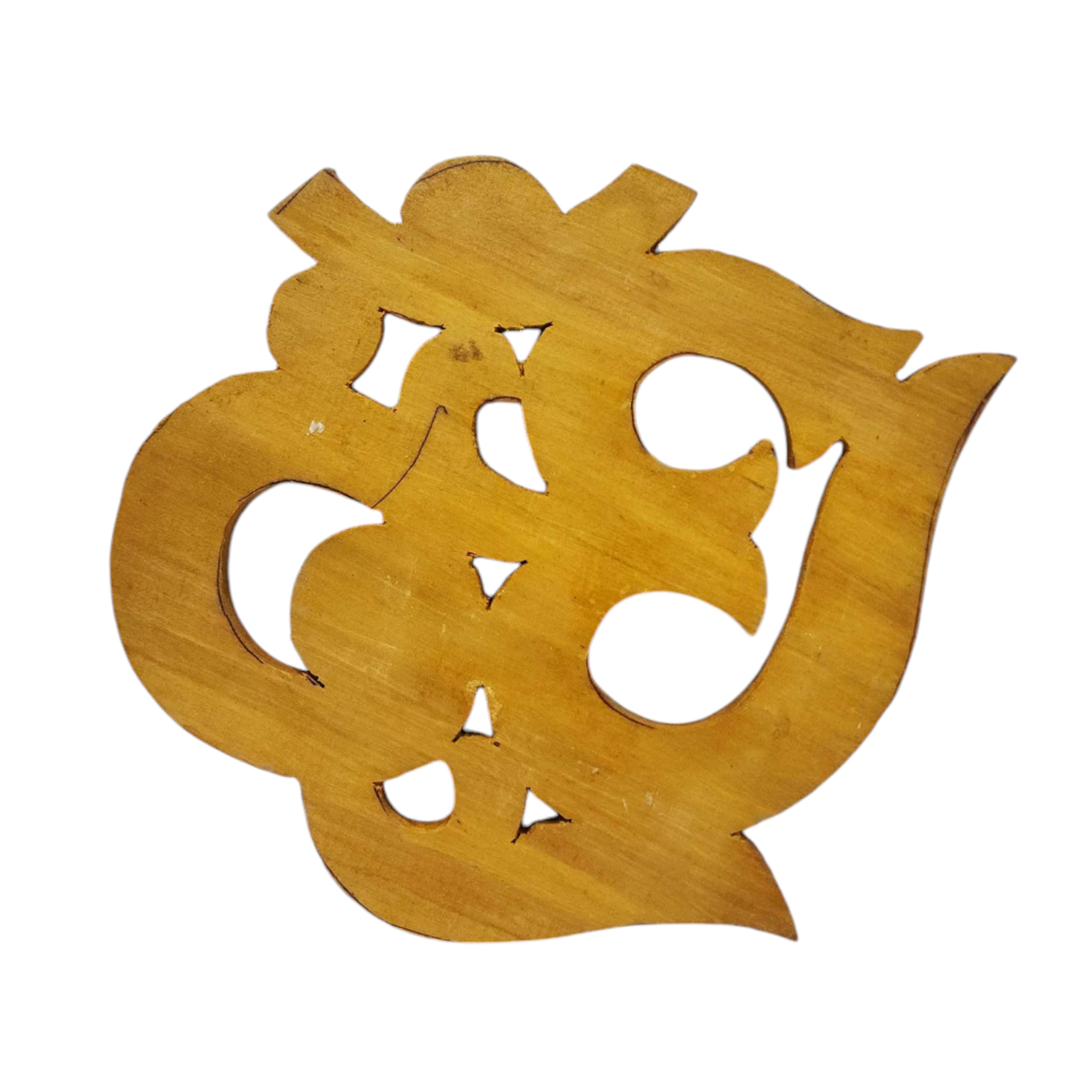 Wooden Om -painted, Haldu Wood