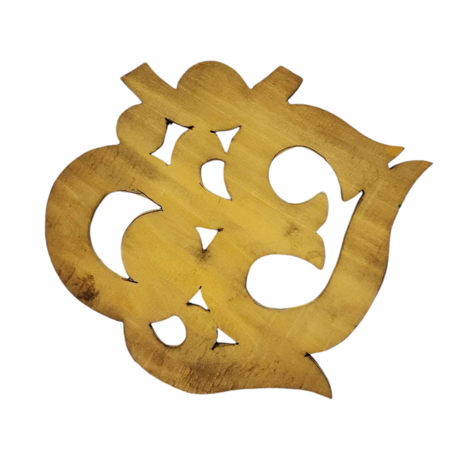 Wooden Om -painted <span Style=