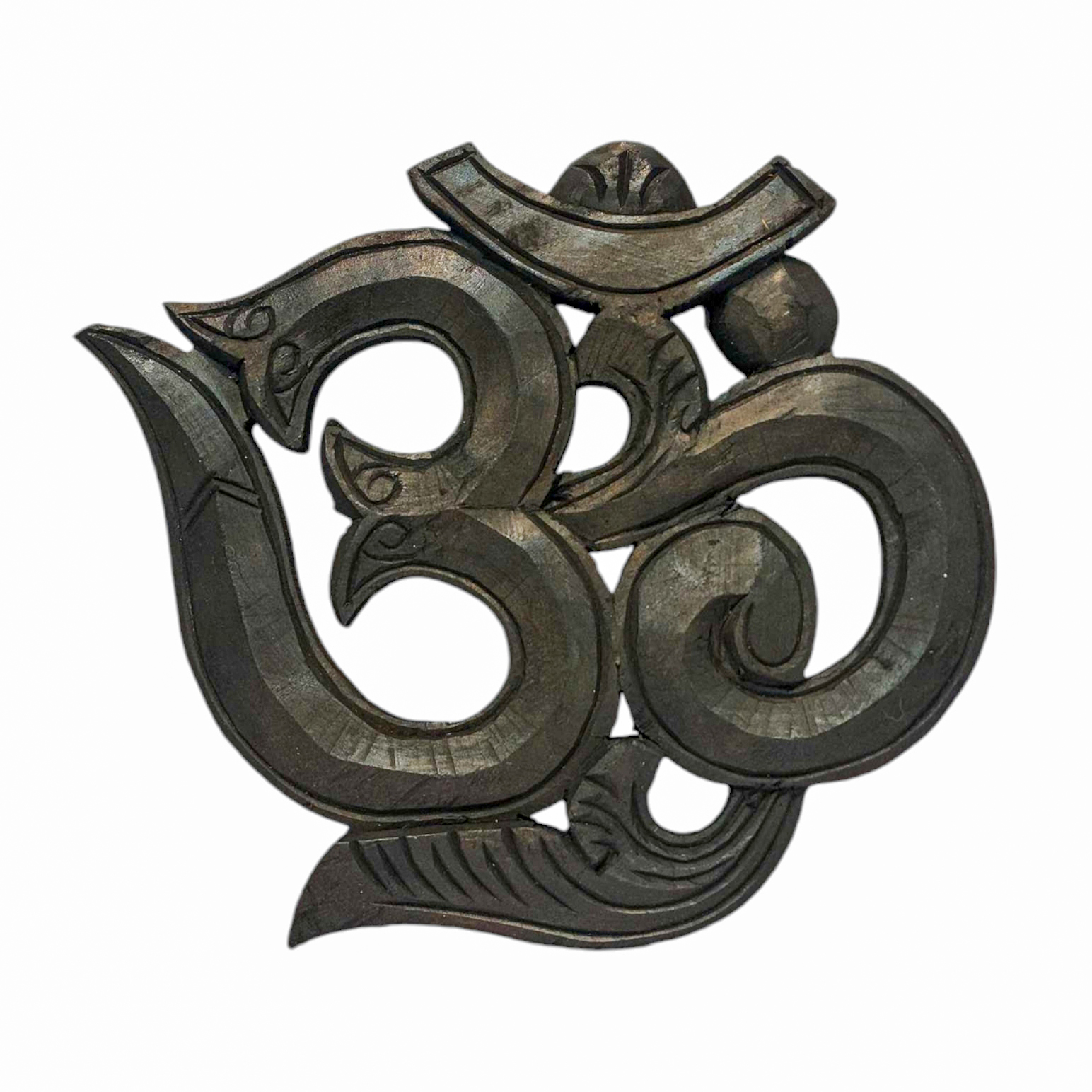 Wooden Om -painted <span Style=