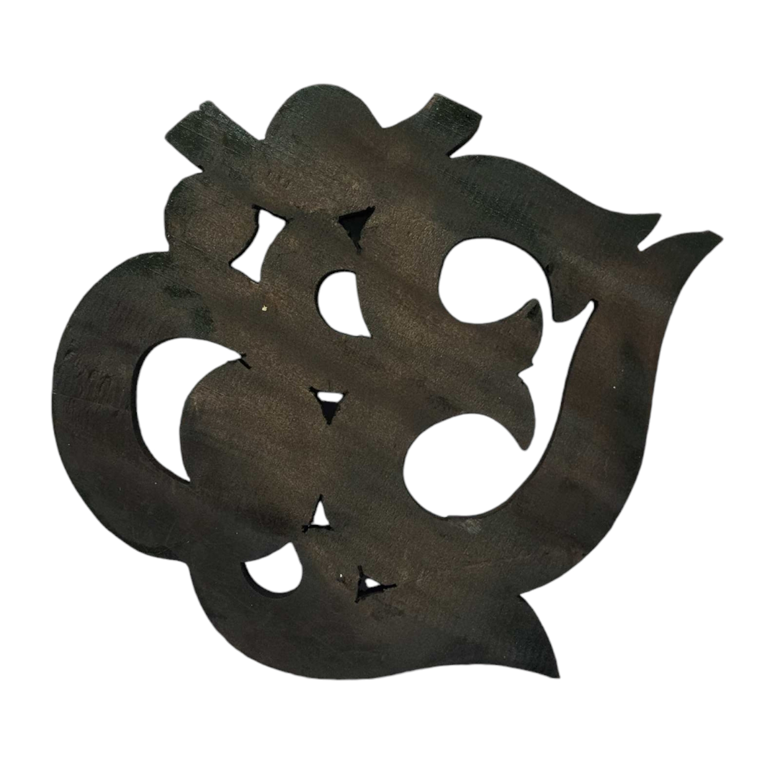 Wooden Om -painted <span Style=