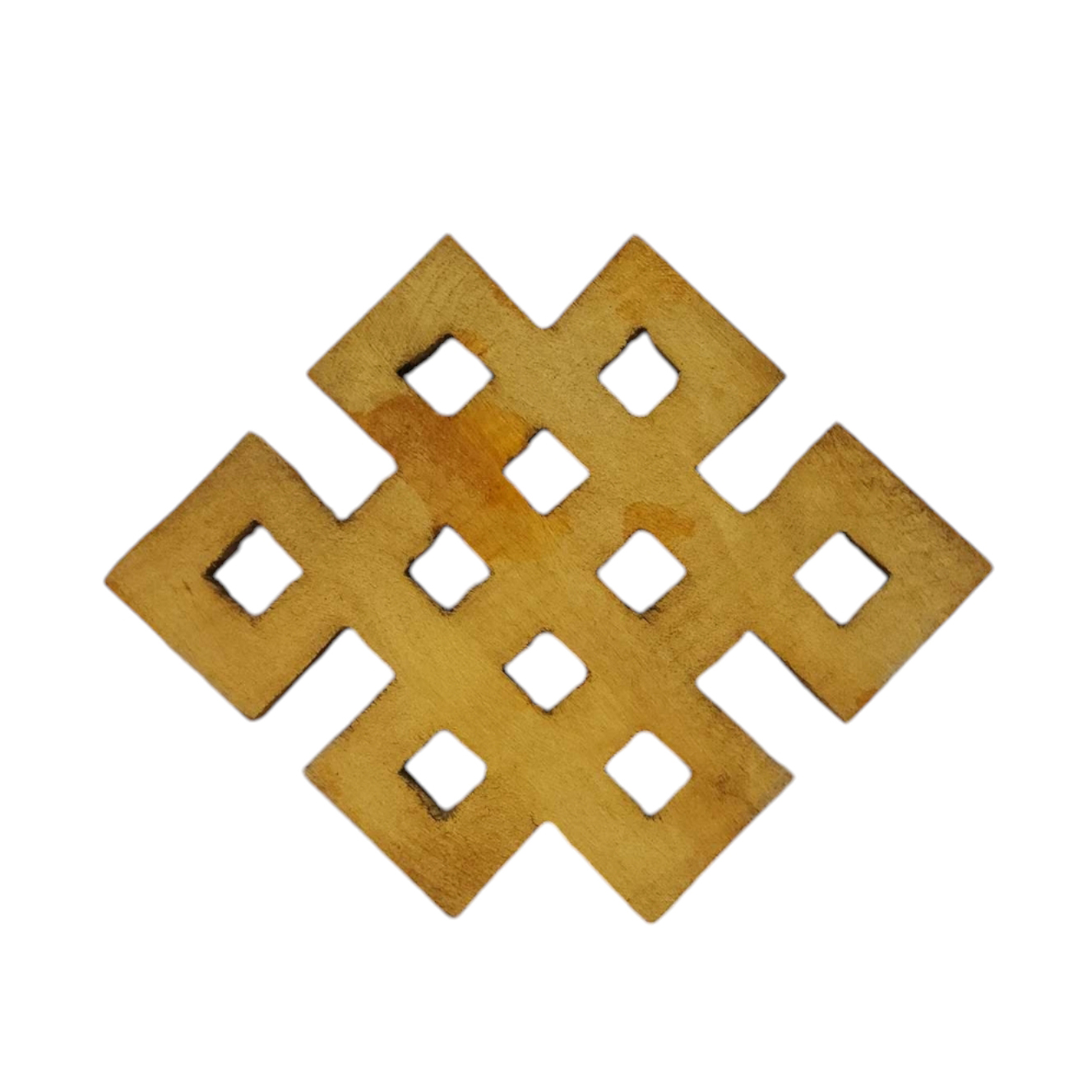 Wooden Endless Knot -painted <span Style=