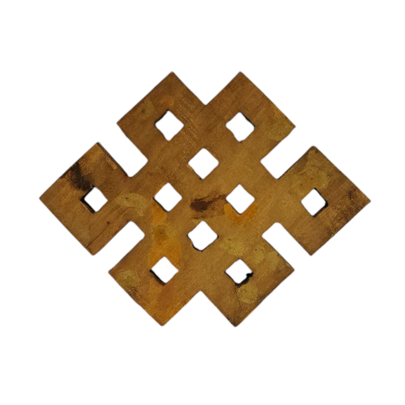 Wooden Endless Knot -painted <span Style=