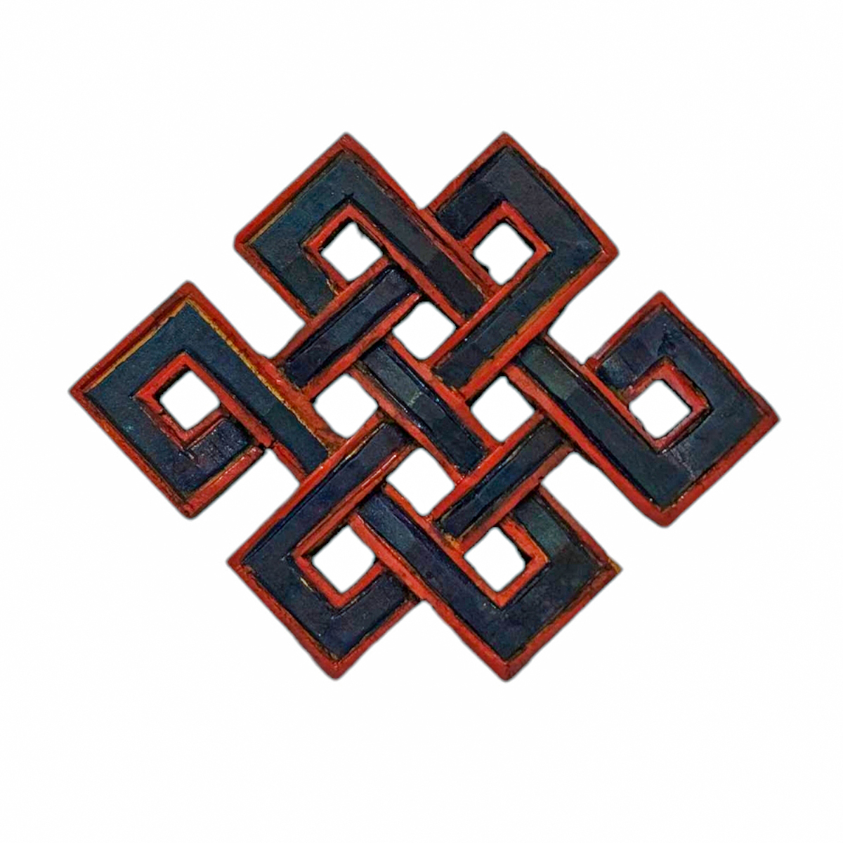 Wooden Endless Knot -painted <span Style=