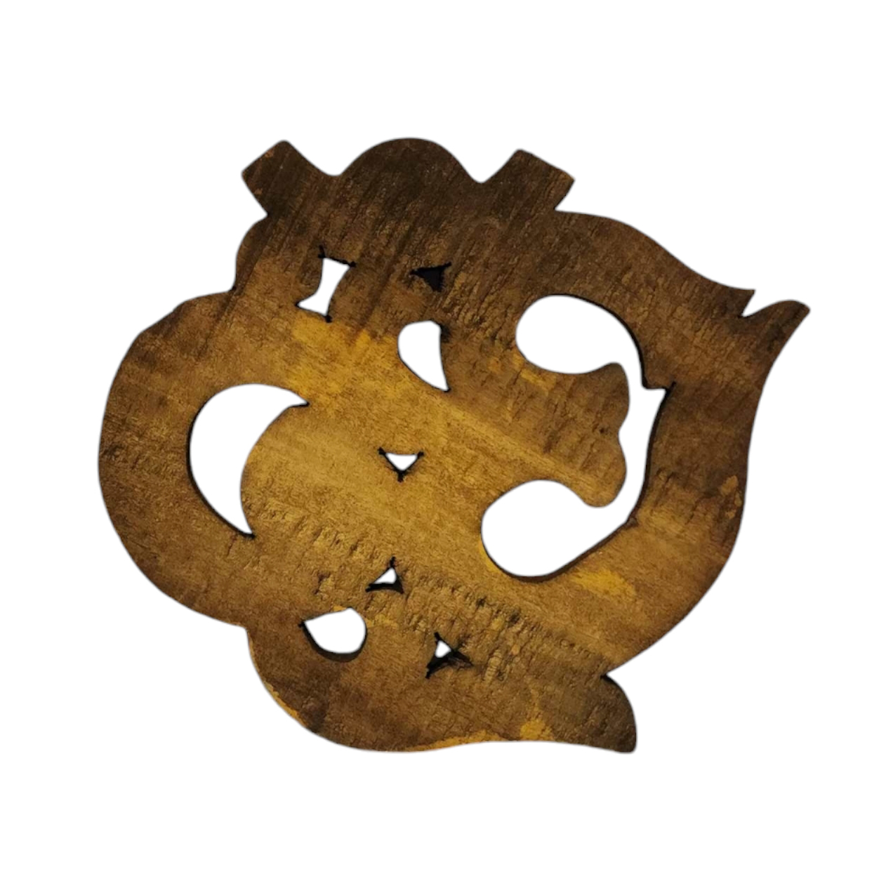 Wooden Om -painted <span Style=