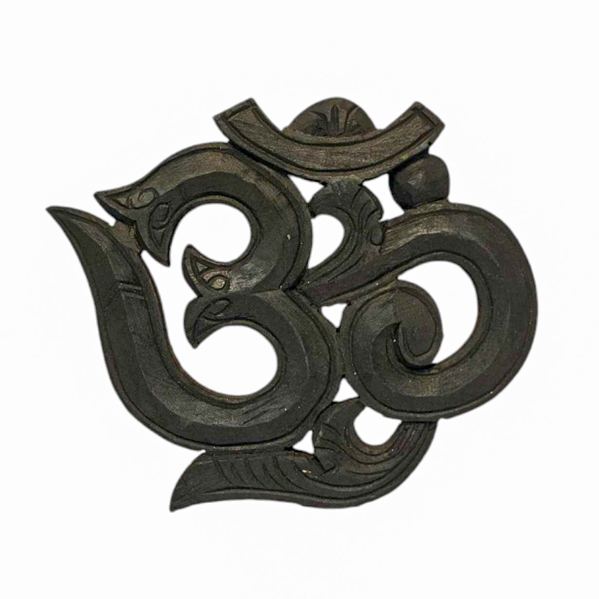 Wooden Om -painted <span Style=