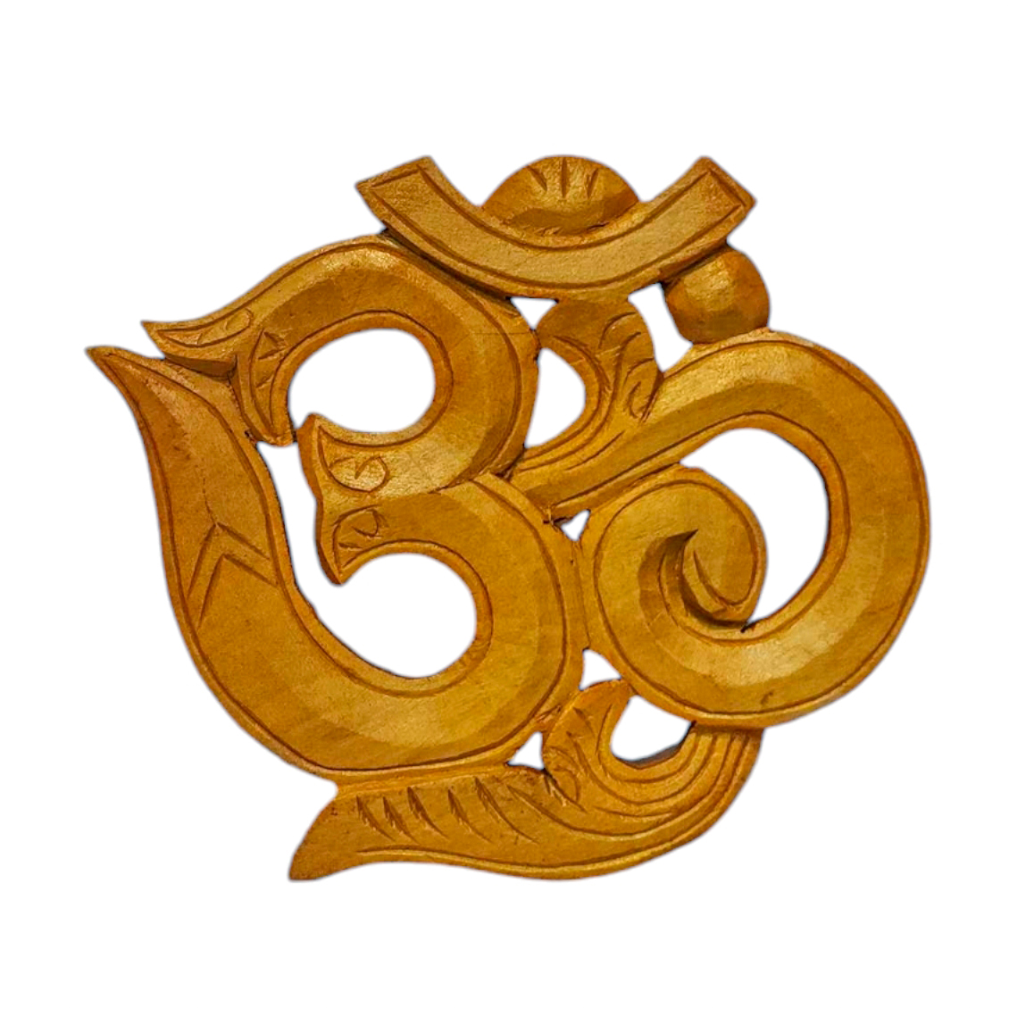 Wooden Om -painted <span Style=