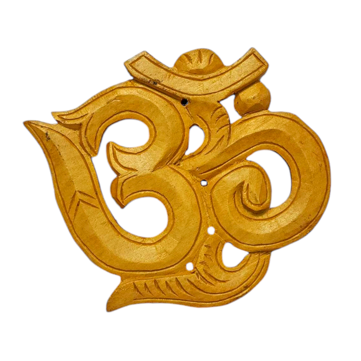 Wooden Om -painted <span Style=