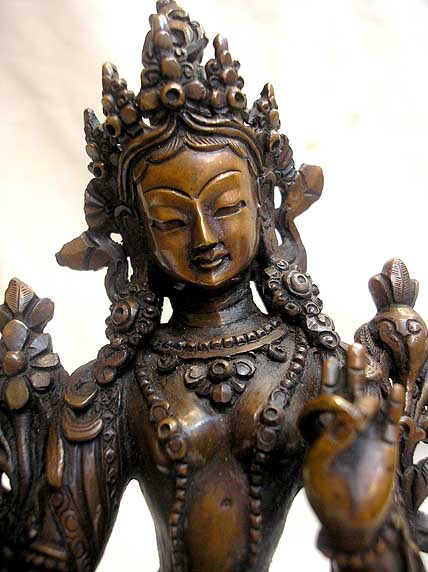 Green Tara Statue, <span Style=