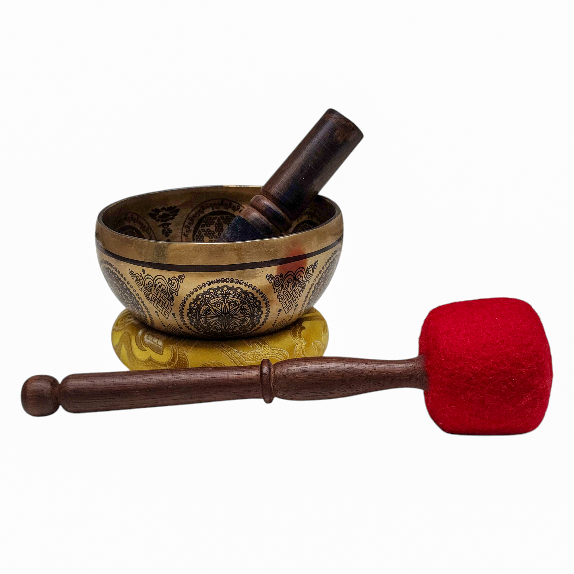 Singing Bowl, Buddhist Hand Beaten, <span Style=