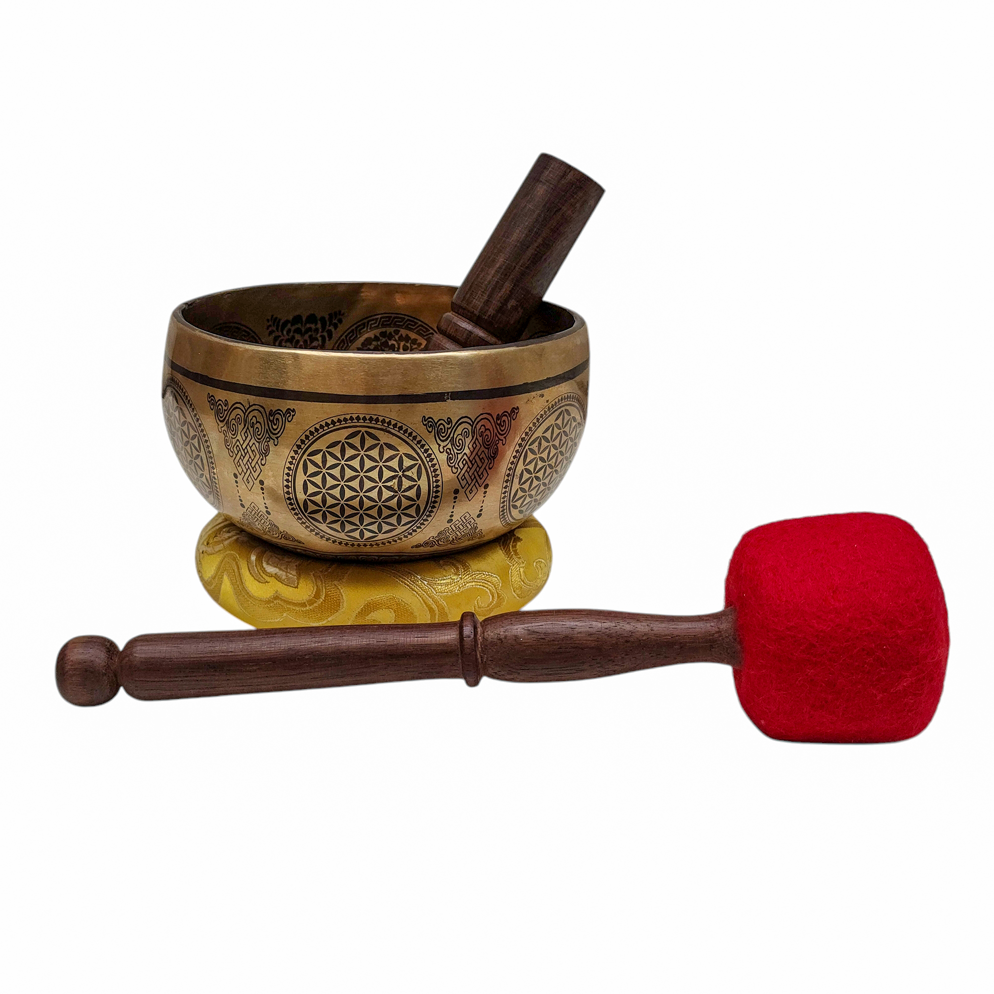 Singing Bowl, Buddhist Hand Beaten, <span Style=