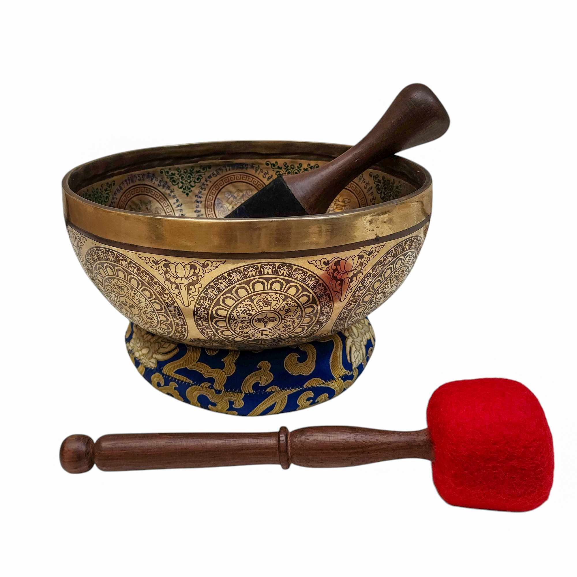 Singing Bowl, Buddhist Hand Beaten, <span Style=