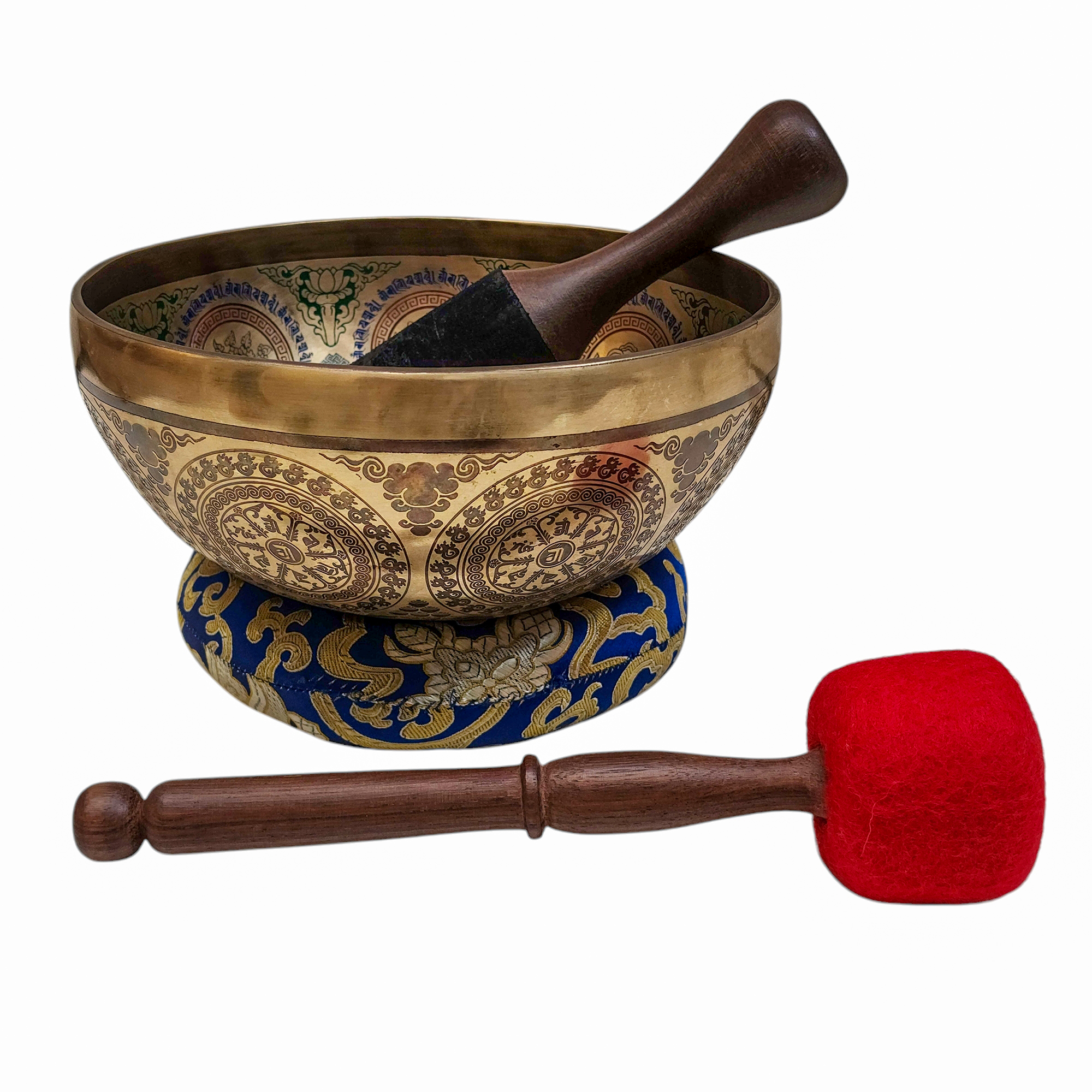 Singing Bowl, Buddhist Hand Beaten, <span Style=