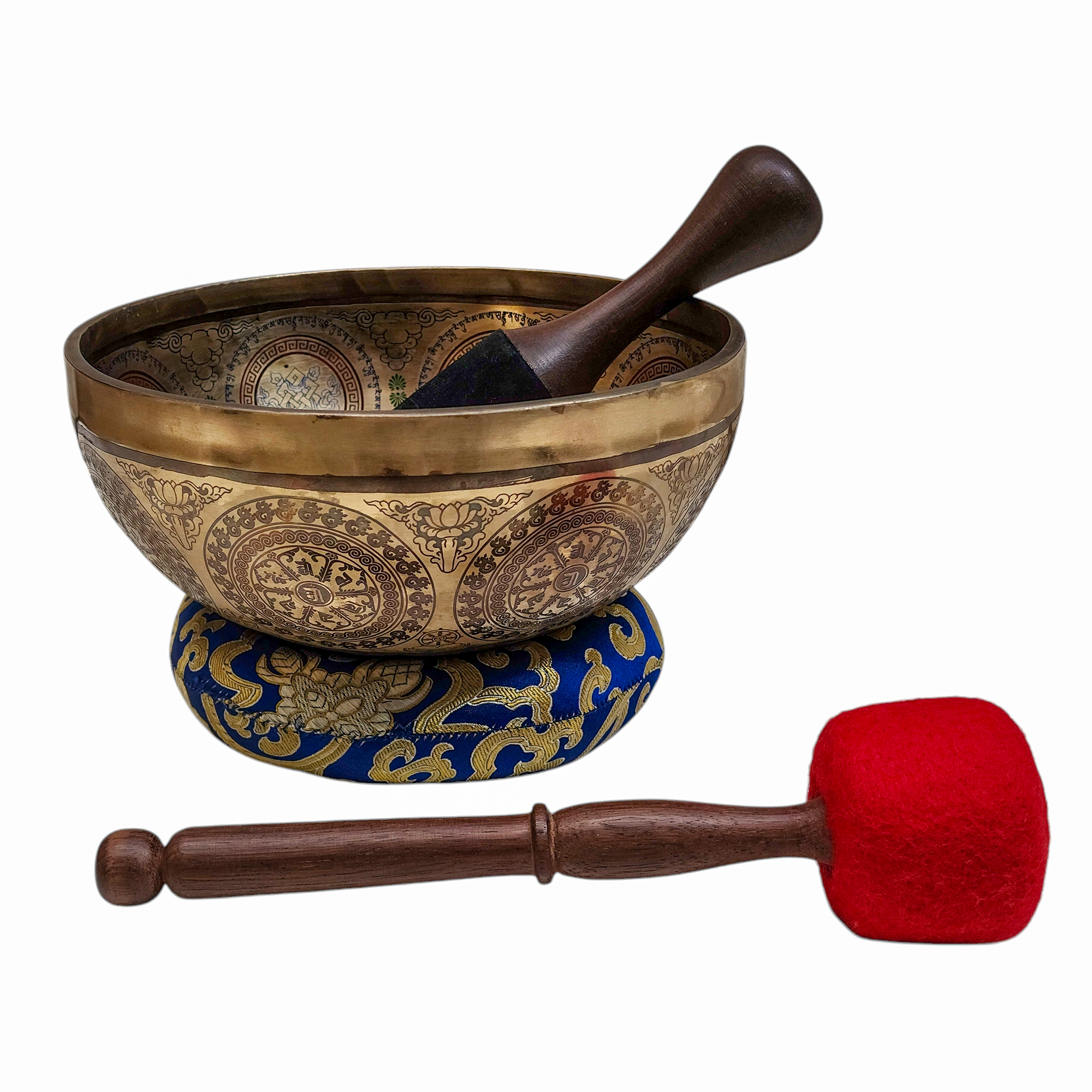 Singing Bowl, Buddhist Hand Beaten, <span Style=