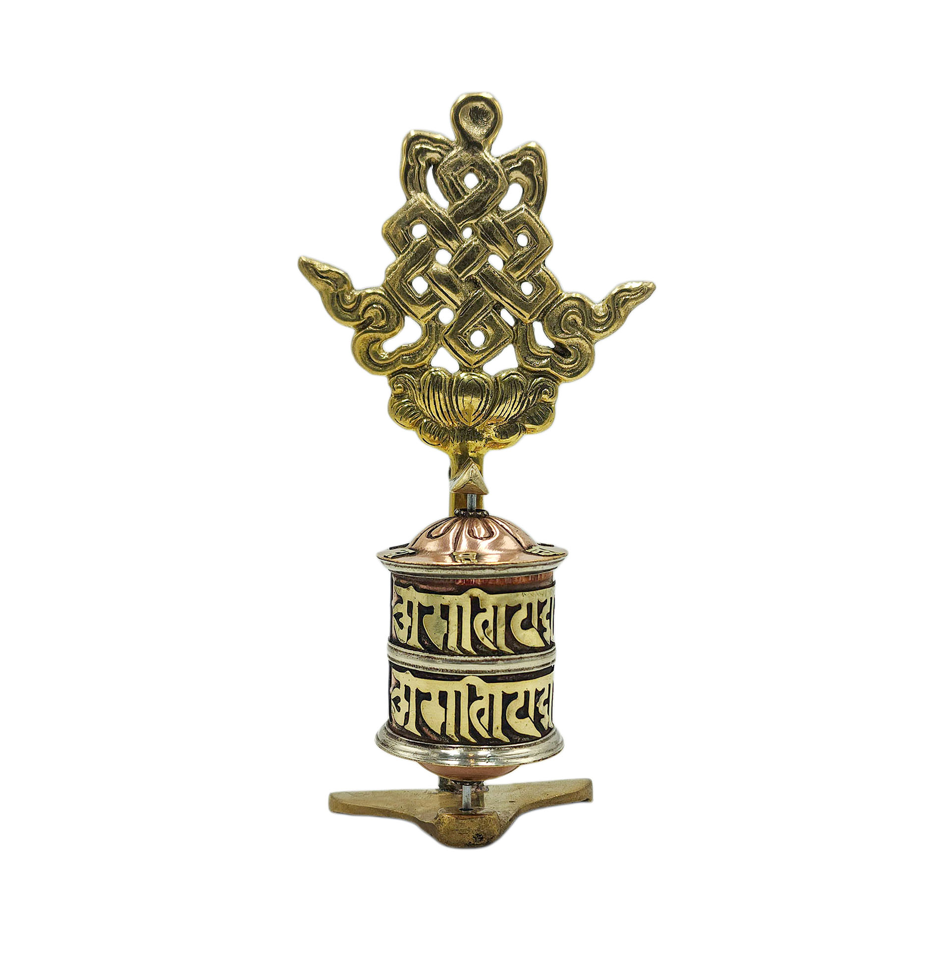 Buddhist Handmade Wall Prayer Wheel <span Style=