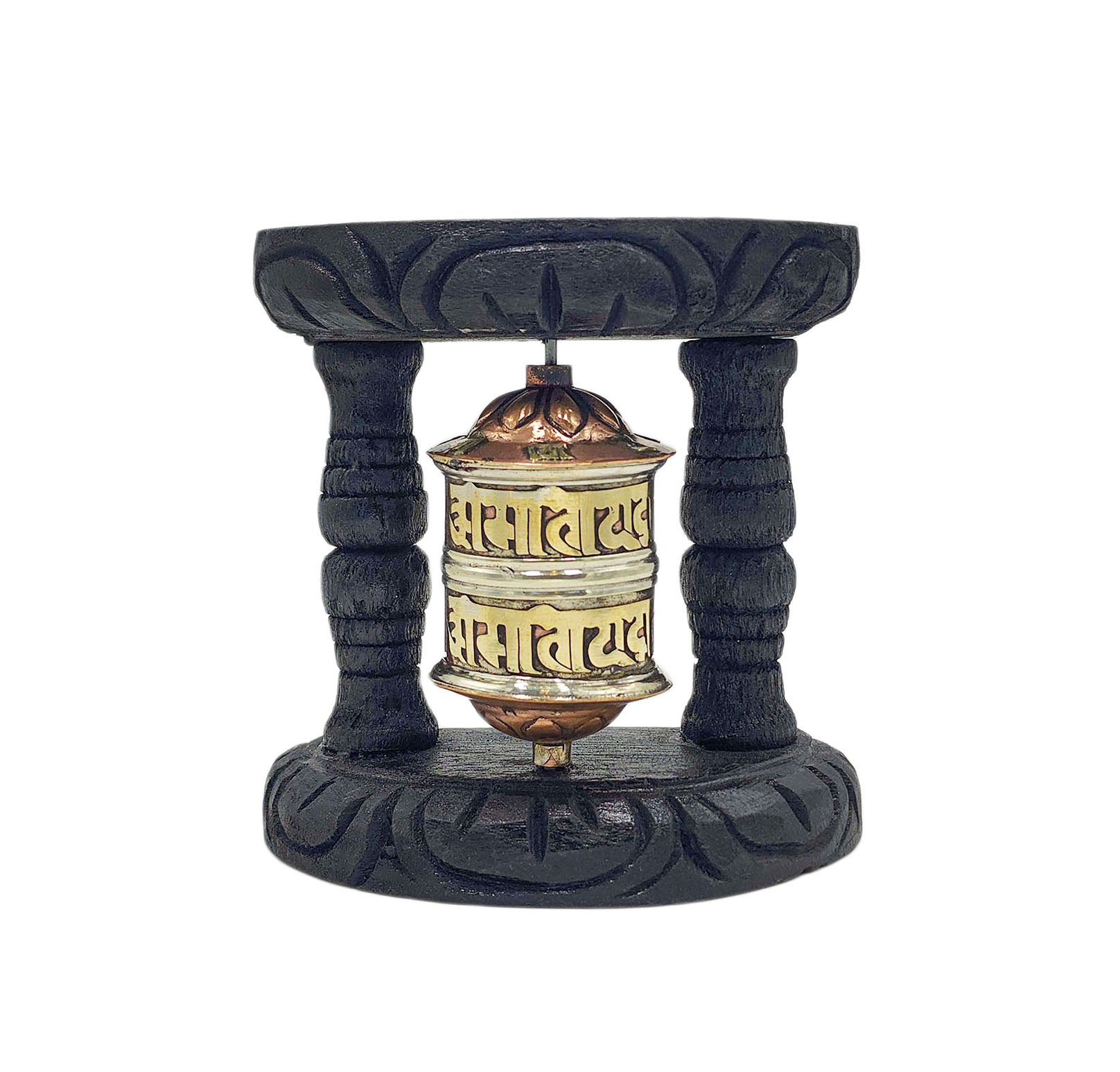 Buddhist Handmade Wall Prayer Wheel <span Style=
