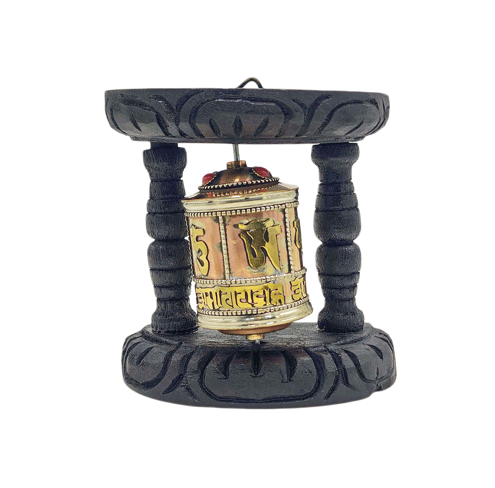 Buddhist Handmade Wall Prayer Wheel <span Style=