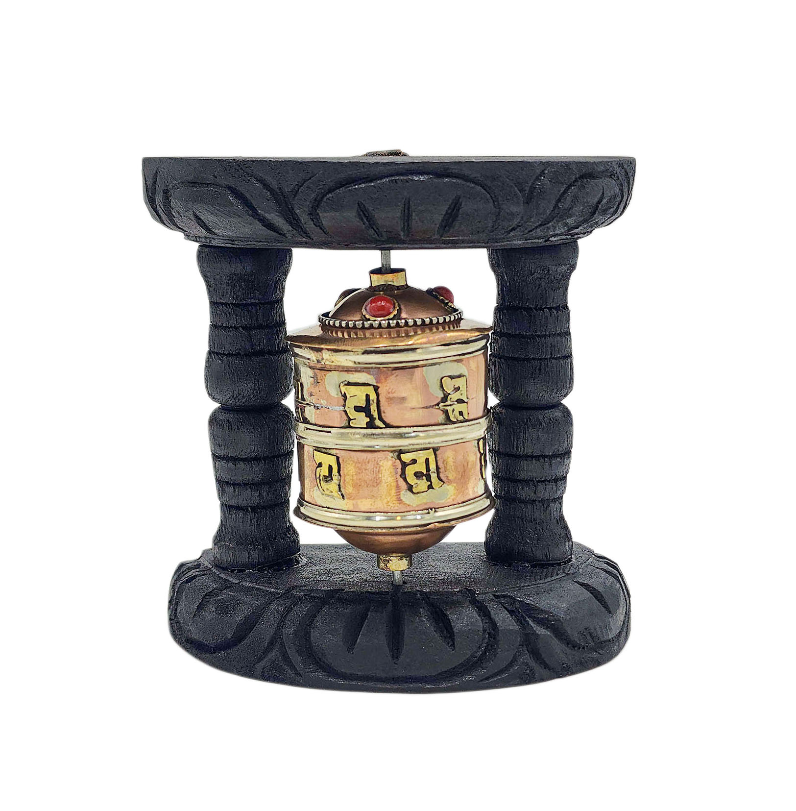 Buddhist Handmade Wall Prayer Wheel <span Style=