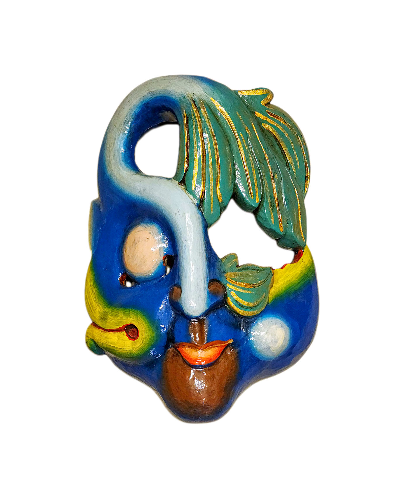 Buddhist Wooden Mask <span Style=