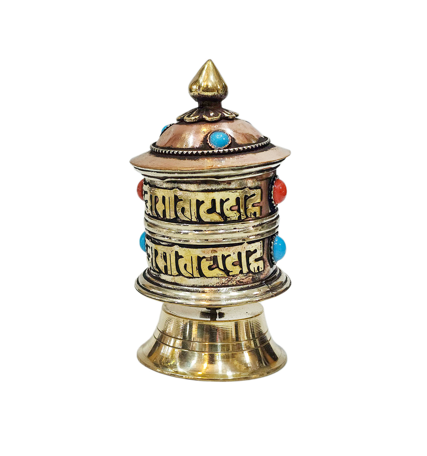 Buddhist Handmade Prayer Wheel <span Style=