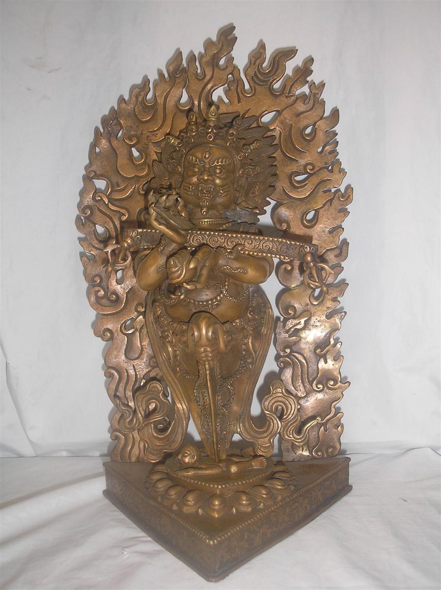 Mahakala Panjaranatha Statue, bronze Finishing, sold