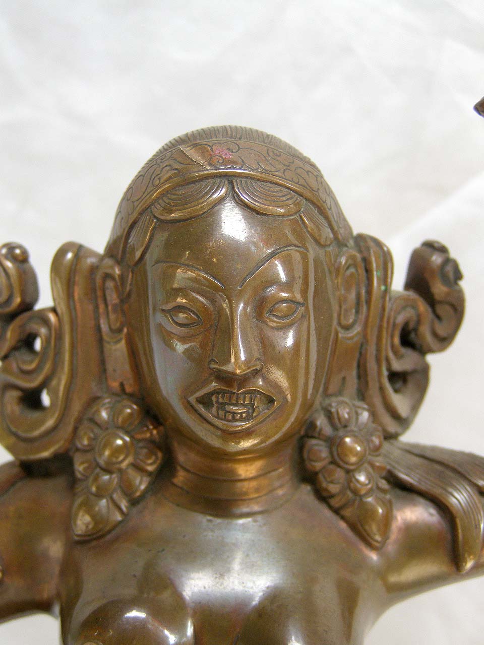 Vajrayogini Statue, chocolate Oxidized, sold