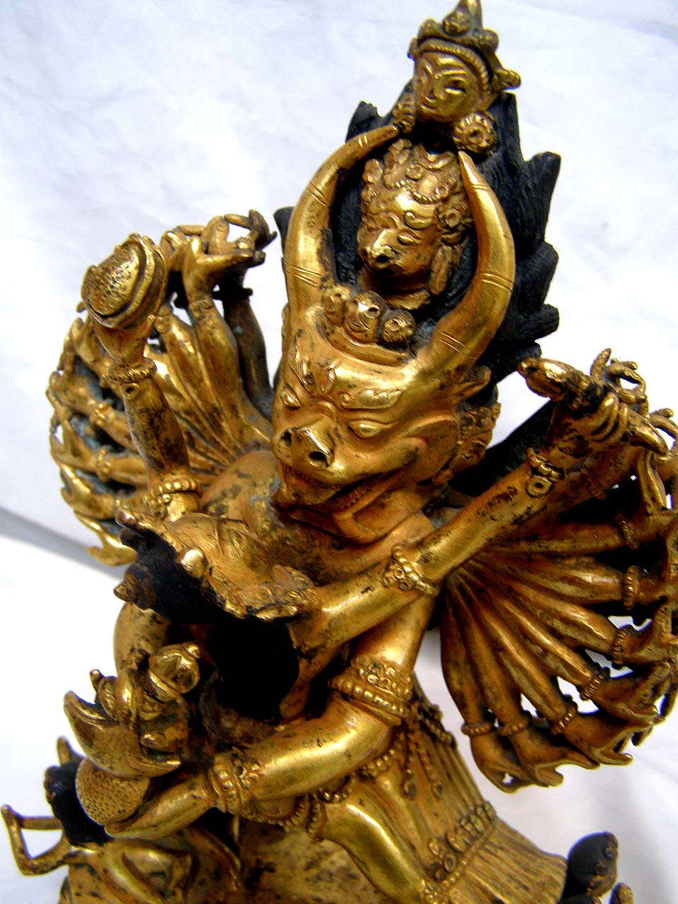 Buddhist Statue Of Yamantaka Vajrabhairava- Heruka, sold