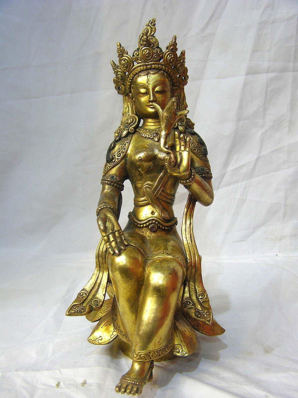 Lotus Tara Statue, <span Style=