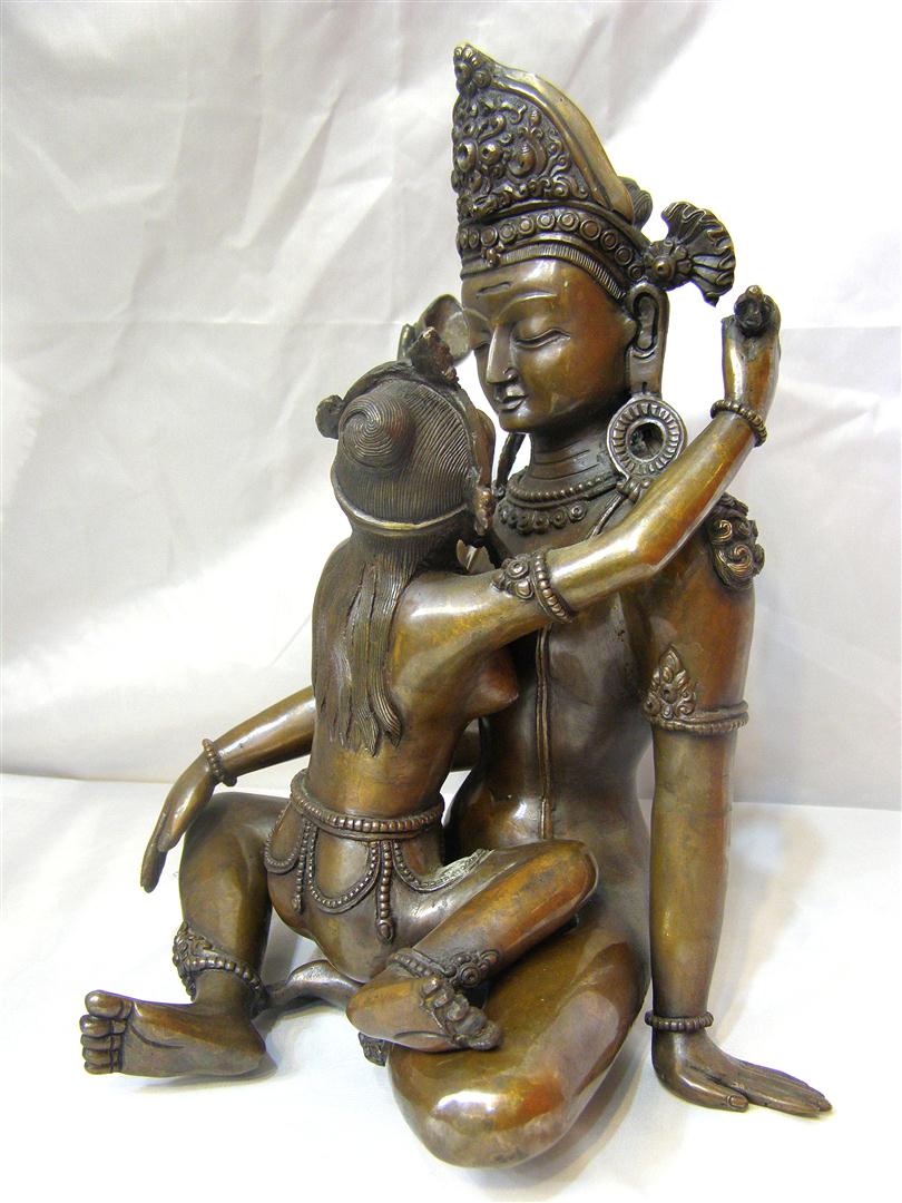 Indra Statue, chocolate Oxidize, old Post, remakable