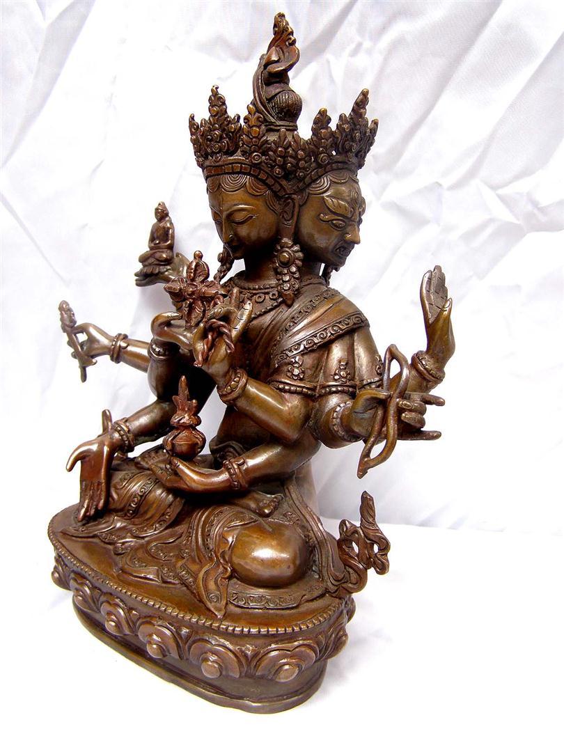 Ushnisha Vijaya Aka. Namgyalma Statue, chocolate Oxidize, old Post, remakable