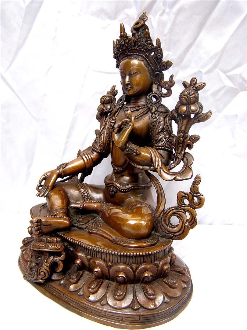 Green Tara Statue, <span Style=