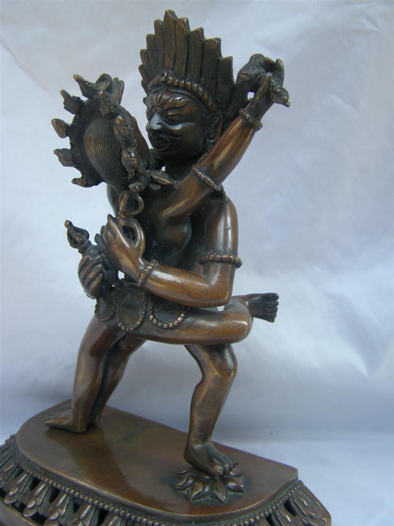 Mahakal With Consort, shakti, Yab-yum Statue, sold