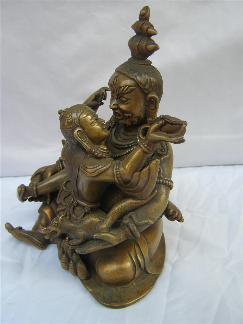 Green Jambhala Statue, <span Style=