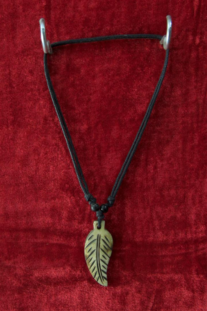 Leaf Bone Pendant