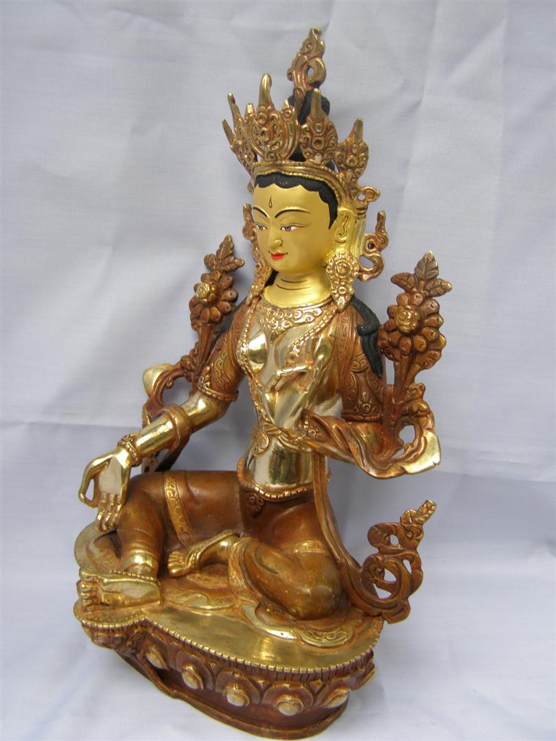 Green Tara Statue, <span Style=