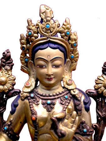 Green Tara Statue, <span Style=