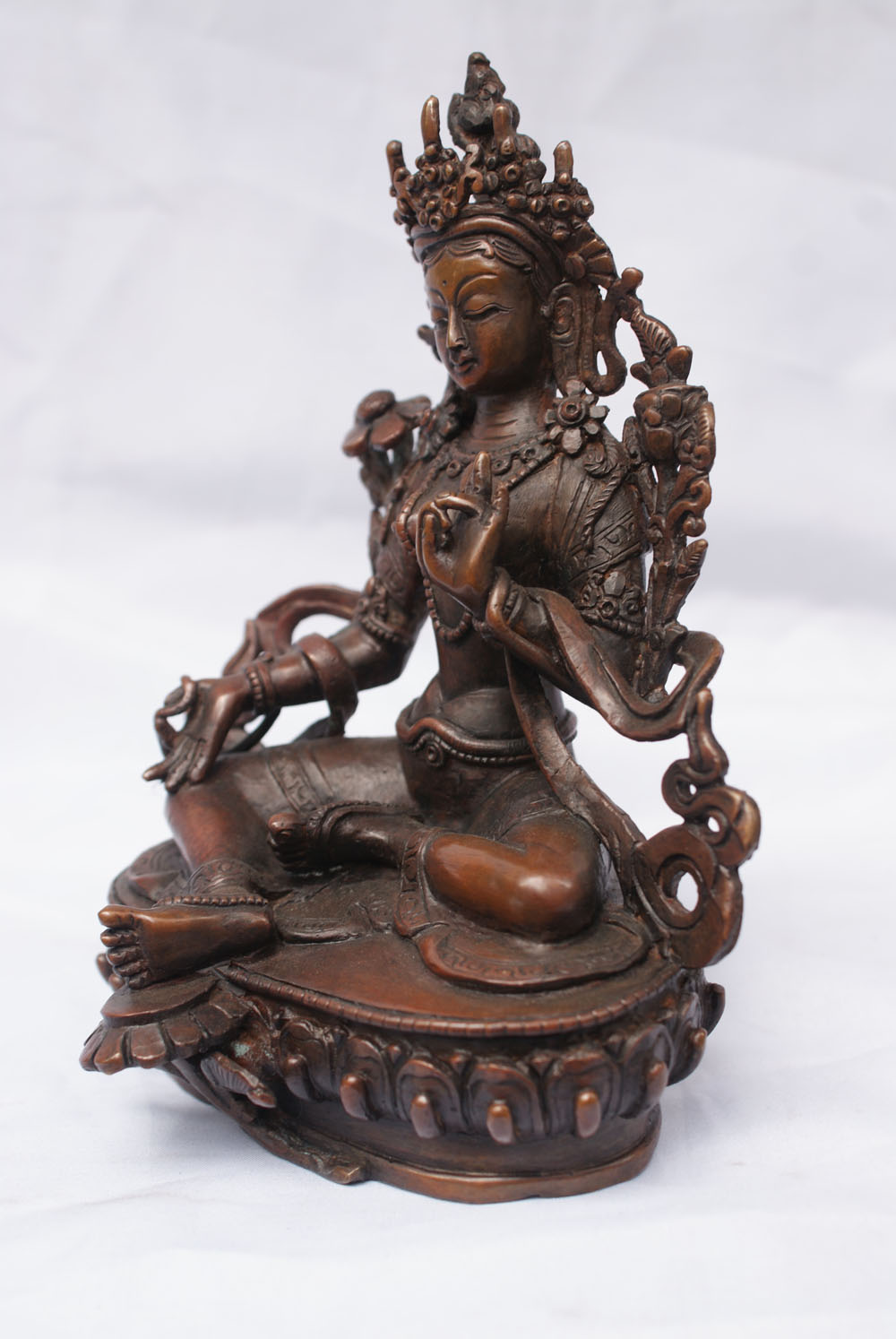 Green Tara Statue, <span Style=