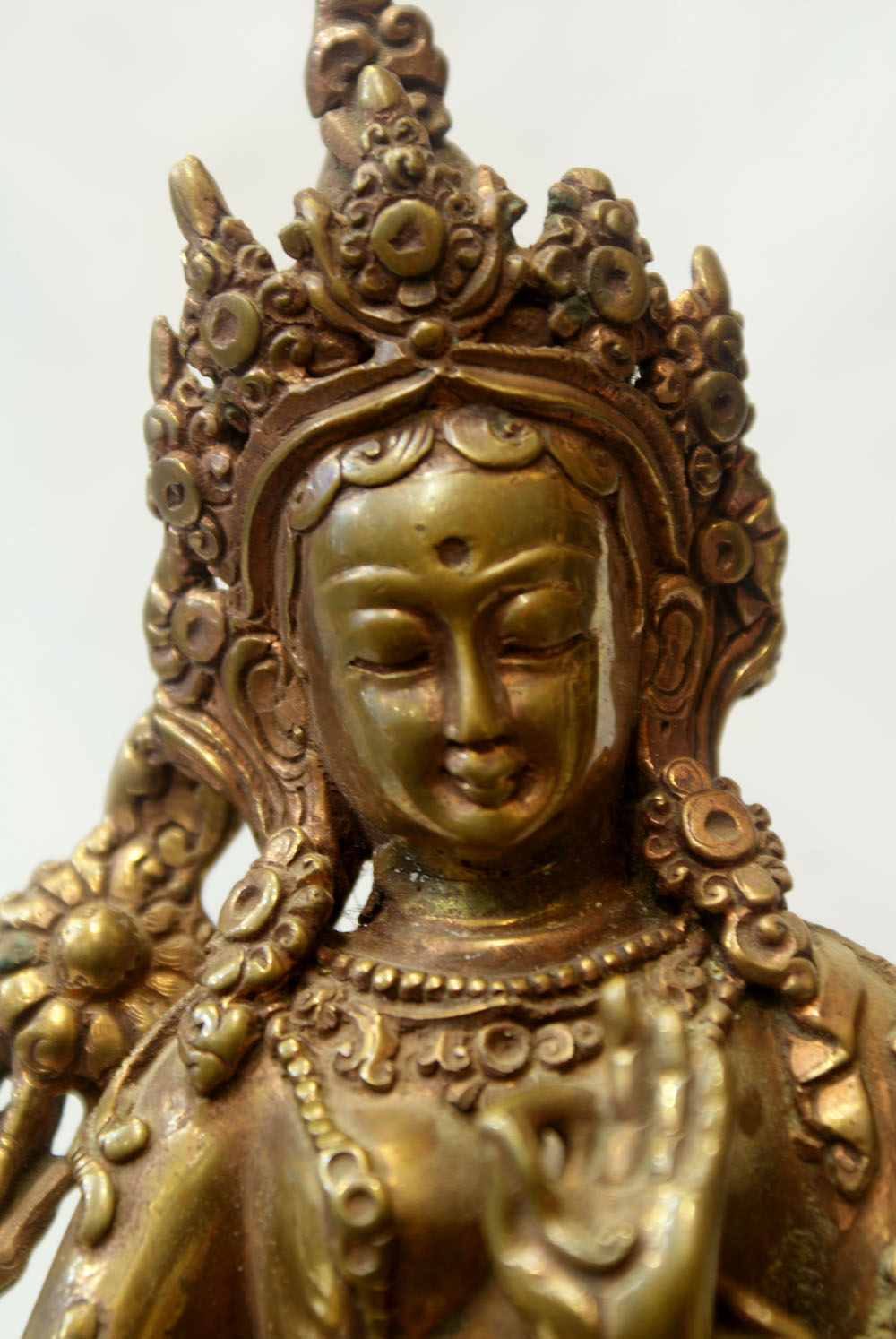 Green Tara Statue, <span Style=