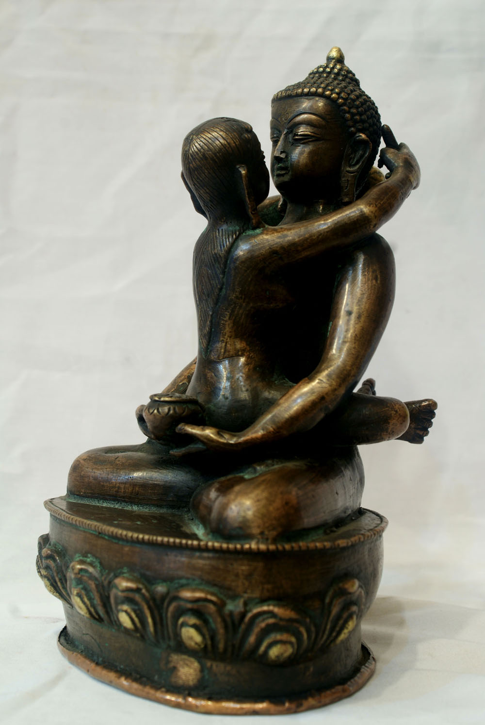 Samantabhadra Statue, chocolate Oxidize, sold
