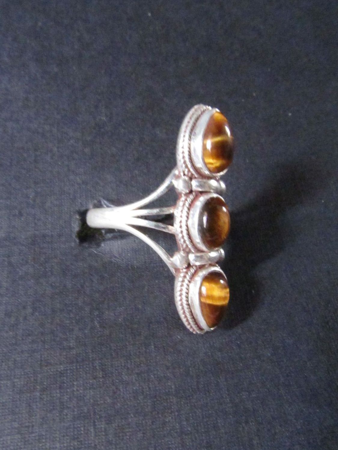 Tigers Eye Ring, <span Style=